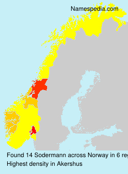 Surname Sodermann in Norway