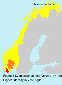 Surname Svantesson in Norway
