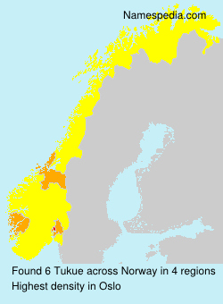 Surname Tukue in Norway