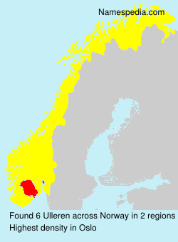 Surname Ulleren in Norway Surname Ulleren in Norway