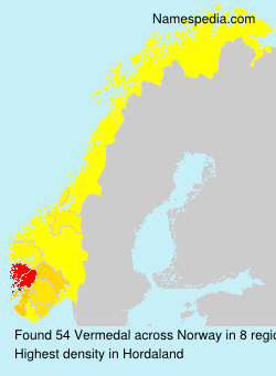 Surname Vermedal in Norway