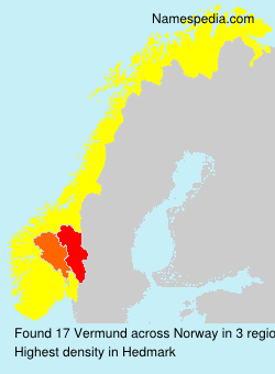 Surname Vermund in Norway