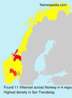 Surname Villarroel in Norway