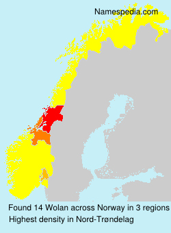 Surname Wolan in Norway