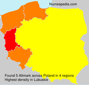 Surname Altmark in Poland Surname Altmark in Poland