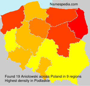 Surname Aniolowski in Poland