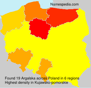 Surname Argalska in Poland