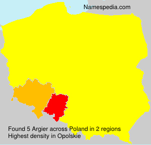 Surname Argier in Poland