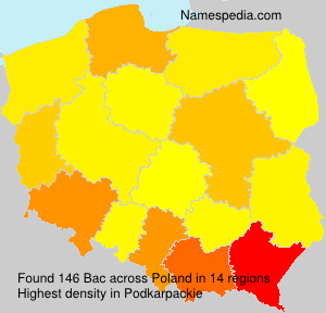 Surname Bac in Poland