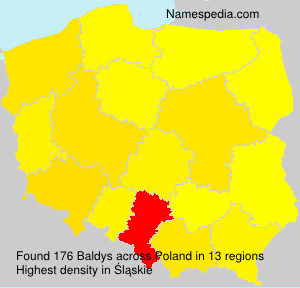 Surname Baldys in Poland