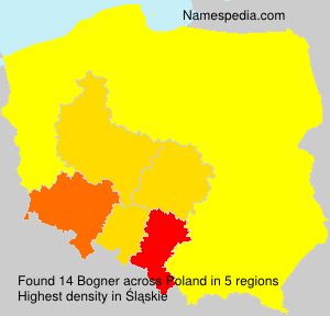 Surname Bogner in Poland
