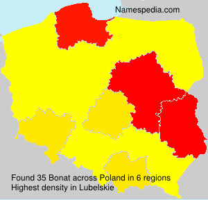 Surname Bonat in Poland