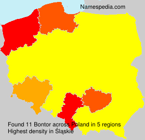 Surname Bontor in Poland