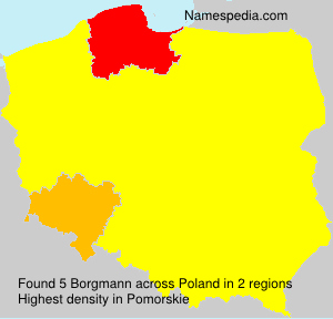 Surname Borgmann in Poland
