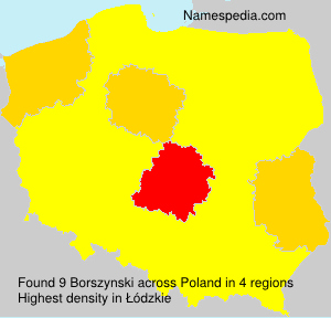 Surname Borszynski in Poland Surname Borszynski in Poland