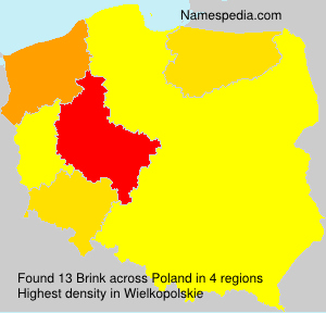 Surname Brink in Poland