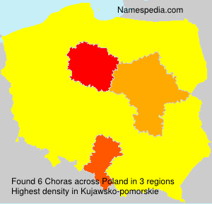 Surname Choras in Poland