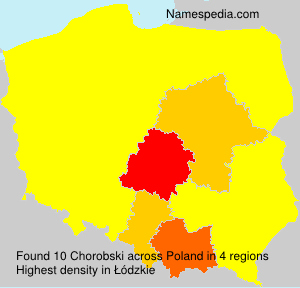 Surname Chorobski in Poland