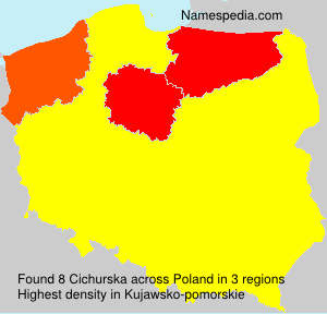 Surname Cichurska in Poland