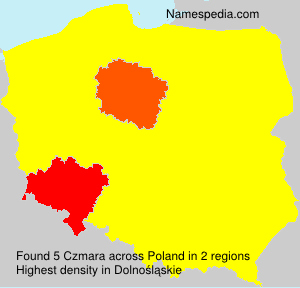 Surname Czmara in Poland Surname Czmara in Poland