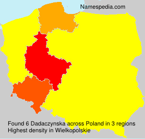 Surname Dadaczynska in Poland