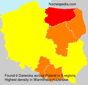 Surname Darwicka in Poland Surname Darwicka in Poland