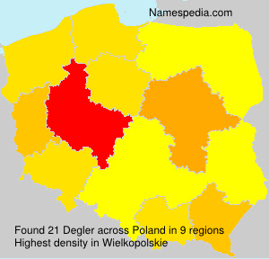 Surname Degler in Poland