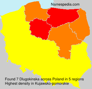 Surname Dlugokinska in Poland Surname Dlugokinska in Poland