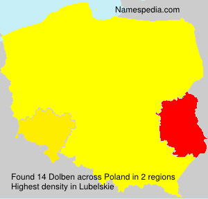 Surname Dolben in Poland