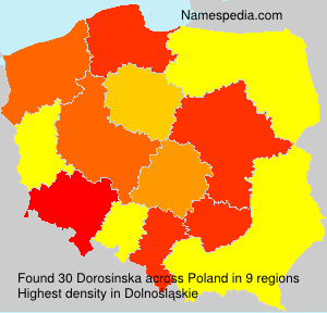 Surname Dorosinska in Poland