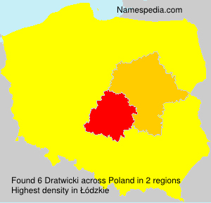 Surname Dratwicki in Poland
