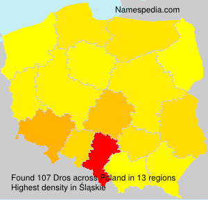 Surname Dros in Poland