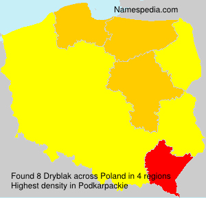 Surname Dryblak in Poland Surname Dryblak in Poland