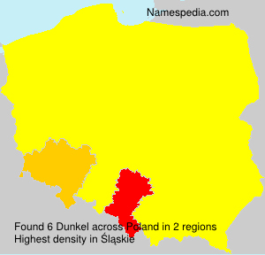 Surname Dunkel in Poland