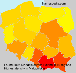 Surname Dziedzic in Poland