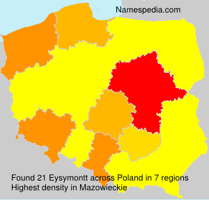 Surname Eysymontt in Poland