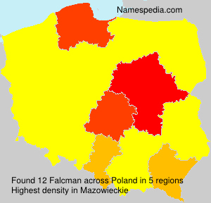 Surname Falcman in Poland