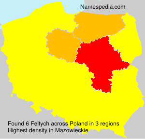 Surname Feltych in Poland Surname Feltych in Poland