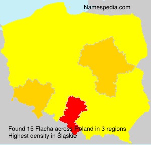 Surname Flacha in Poland
