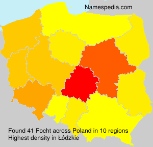 Surname Focht in Poland