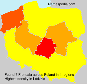 Surname Froncala in Poland