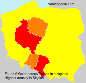 Surname Geier in Poland