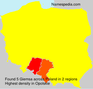 Surname Giemsa in Poland