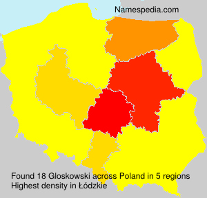 Surname Gloskowski in Poland