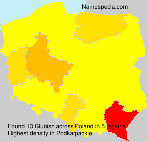 Surname Glubisz in Poland