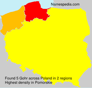 Surname Gohr in Poland