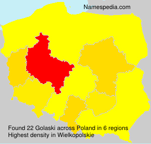 Surname Golaski in Poland