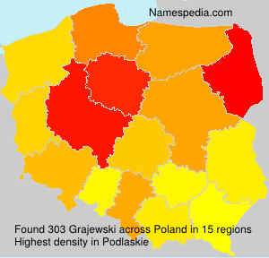 Surname Grajewski in Poland