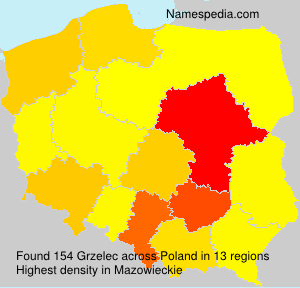 Surname Grzelec in Poland