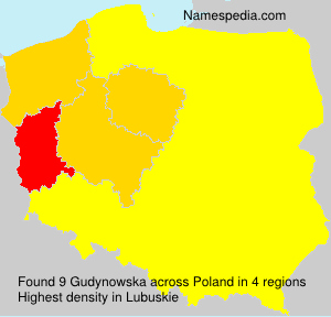 Surname Gudynowska in Poland